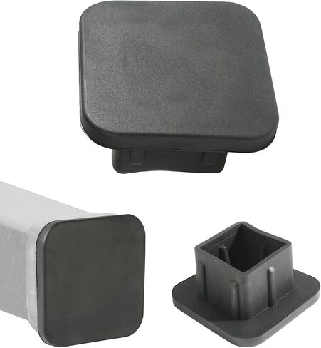 Trailer Hitch Covers,Car Accessories 2 Inch Rubber Heavy Duty Trailer Hitch Tube Cover Plug Cap,Compatible with Most Models of Receiver Tube,Suitable for Most Cars,Trucks,ATV (Without Buckle) in Saudi Arabia