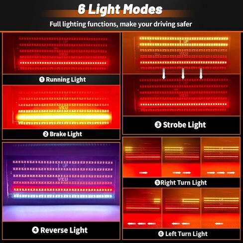 Hitch Strobe Light, 7 Pin Hitch Light Cover 12V to 24V LED Chips 7 Strobe Lighting and 6 Modes of Full Running Lighting Fit 2" Receiver for Tow Truck Chevy Ford GMC Dodge RAM Jeep ATV Van SUV in Saudi Arabia