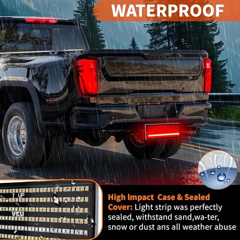 Hitch Strobe Light, 7 Pin Hitch Light Cover 12V to 24V LED Chips 7 Strobe Lighting and 6 Modes of Full Running Lighting Fit 2" Receiver for Tow Truck Chevy Ford GMC Dodge RAM Jeep ATV Van SUV in Saudi Arabia