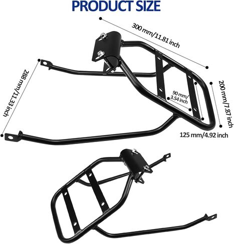 Motorcycle Luggage Rack Rear Storage Tour Pack Mount for Honda Zoomer Ruckus NPS50 in Saudi Arabia