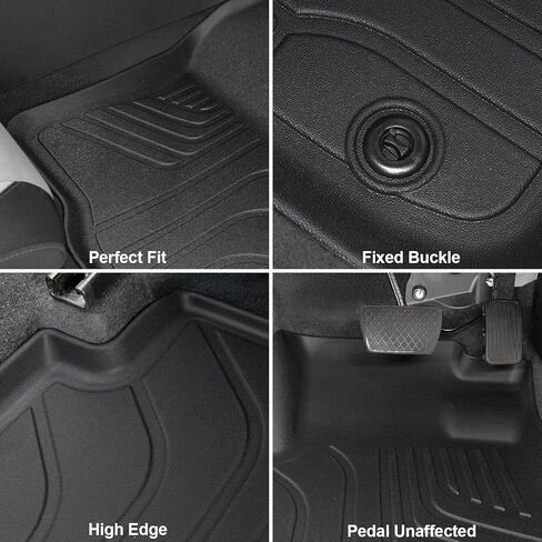 Floor Mats for Honda CR-V 2023-2026, All Weather Floor Mats Trunk Cargo Liner with Backrest Protectors and Door Sill Guards Accessories, Full Coverage Set in Kuwait