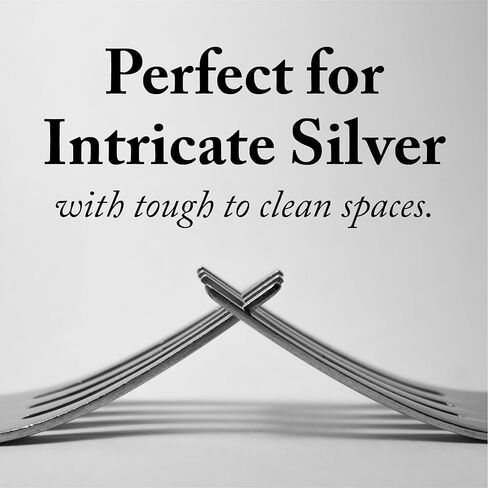 غمس تنظيف الفضة من جودارد - محلول منظف المجوهرات الفضية للأعمال المعدنية المخرمة والأشياء الصغيرة - مزيل تشويه للاستخدام الاحترافي (عبوة من قطعتين) in Kuwait