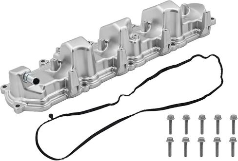 12623927 غطاء صمام المحرك الأيمن من الألومنيوم متوافق مع Chevy Silverado 1500 2014-2019، Suburban 2015-2020، يناسب Gmc sierra 1500 2014-2019 5.3L 6.2L، 12727455 in Kuwait