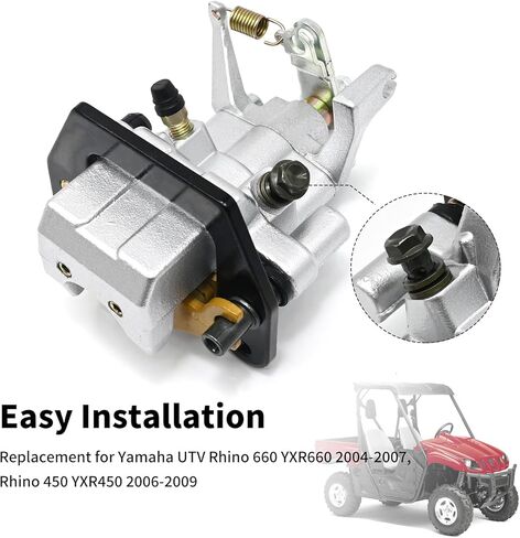 5UG-2580V-02-00 Rear Middle Brake Caliper Assembly Replacement for Yamaha Rhino 450 2006 2007 2008 2009 Replacement for Yamaha Rhino 660 2004 2005 2006 2007 in Saudi Arabia