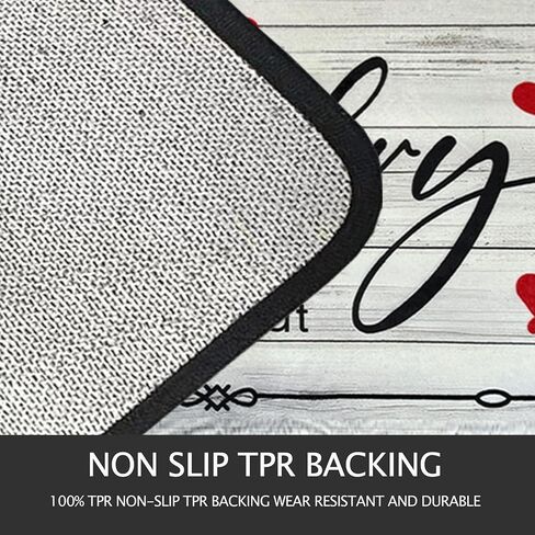 Laundry Room Rug Runner, 20"X47" Laundry Organization Waterproof Non Slip Mat Text Design Rug Machine Washable Large Bathroom Rugs Stylish Versatile Laundry Room Rugs Decor in Saudi Arabia