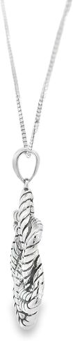 My Daily Styles 925 Sterling Silver Star of David Pendant with Interwoven Rope Design For Women or Men in Saudi Arabia