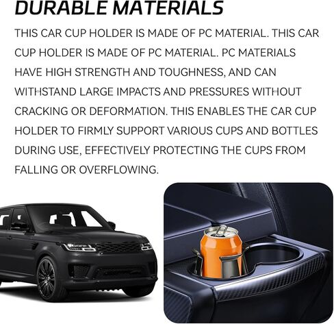Car Cup Holder Expander, Adjustable Vehicle Energy Drink Holder Insert with Adaptive Clamping Arm Automotive Cups Holders Adapter for Car Slim Cans, Bottle Water Cups, Adhesive Drink Storage Rack in Saudi Arabia