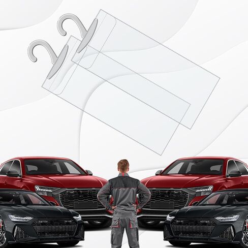 2PCS Handicap Placard Holder for Auto, Transparent Disabled Parking Permit Holder, Rear View Mirror Accessories Handicapped Parking Sign Sticker Protective Sleeve Cover for Disability Parking in Saudi Arabia
