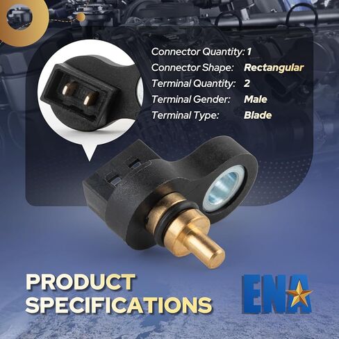 ENA Automatic Transmission Oil Temperature Sensor Compatible with Hyundai Kia Elantra Coupe Elantra GT Sonata Santa Fe Sport Optima Sorento 1.6L 2.4L 3.3L l4 V6 2010 2011 2012 2013 Replaces TX300 in Saudi Arabia