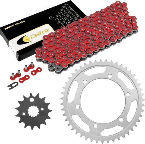 سلسلة محرك كالتريك الحمراء ومجموعة ضرس متوافقة مع ياماها YZF600R 1995-2007 530 نوع سلسلة in Saudi Arabia