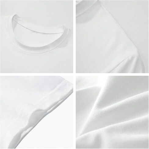 Men Short Sleeve T-Shirt, Plain Casual Tee for Everyday Wear XS–XXL-White-XXL in Saudi Arabia