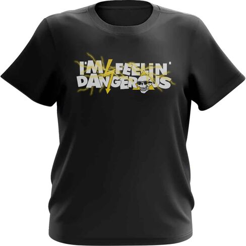 Shocking Youth T-Shirt (Large, Black/Yellow) in Saudi Arabia
