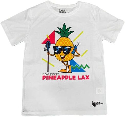 Flow Society Pineapple Lax Boys Athletic Tee Shirt in Saudi Arabia