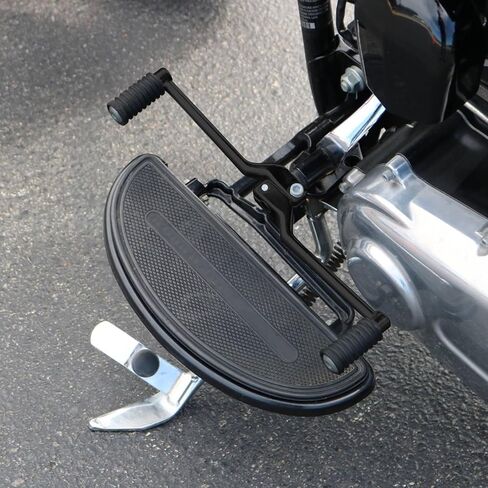 XMT-MOTO دواسة رافعة للكعب الخلفي الأيسر مناسبة لدراجة Harley 1988-في وقت لاحق بجولة Electra Road Glide باللون الأسود in Saudi Arabia
