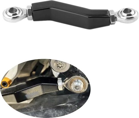 TDZ Harley Adjustable Brake Linkage Pushrod Lever, Brake Linkage Lever Fits for M8 Softail 18-24 with Mid Controls, Street Bob, Street Bob114, Low Rider, Low Rider S, Low Rider ST, Softail Standard in Saudi Arabia