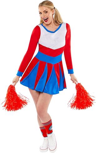 جوارب مضحكة لشخصية مجنونة، جوارب زي يوم الكتاب العالمي مخططة باللونين الأحمر والأزرق جورب طاقم متوسط ​​الساق، إكسسوارات تنكرية لشخصيات كتاب القطط للنساء والرجال in Kuwait