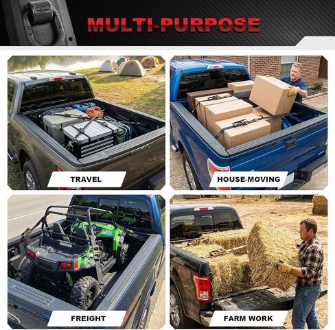 4 قطع من مرساة الربط شديدة التحمل مناسبة لـ 2015-2025 Ford F150 F250 F350 & Raptor 2026 Truck Bed Tie Down Anchor Car Accessories استبدال # FL3Z-99000A64-B & FL3Z-9928408-AB in Kuwait
