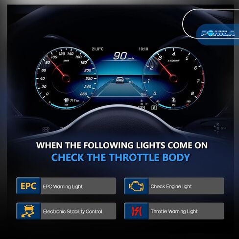 Electronic Throttle Body Compatible with Jeep Patriot Compass 2007-2017, Dodge Avenger Caliber Journey, Chrysler 200 Sebring - 1.8L 2.0L 2.4L, Replaces 4891735AC, 4891735AD in Kuwait