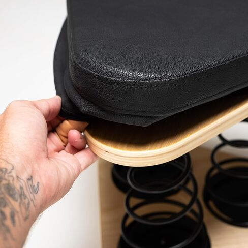 مقعد وسادة ممتاز | وسادة إضافية مريحة | وسادة مقعد متينة وسهلة التنظيف | مقعد تدريب القرفصاء | يعزز الاستقرار والدعم للتنقل واللياقة البدنية والاستخدام المكتبي والمنزلي | 1 عدد in Kuwait