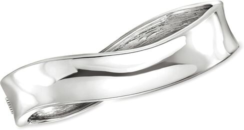 Ross-Simons Sterling Silver-Plated Wavy Bracelet. 7.5 inches in Saudi Arabia