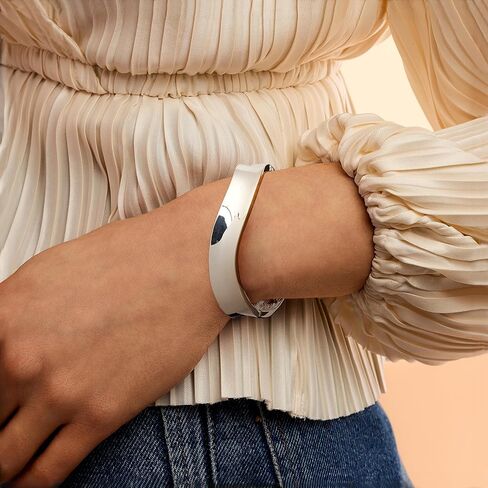 Ross-Simons Sterling Silver-Plated Wavy Bracelet. 7.5 inches in Saudi Arabia