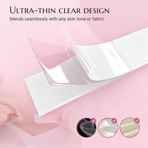 Fashion Tape for Women – Strong Hold Double-Sided Clothing Tape, Invisible Body Adhesive for Clothing, Skin-Friendly Fabric Tape for Secure All-Day Wear in Saudi Arabia