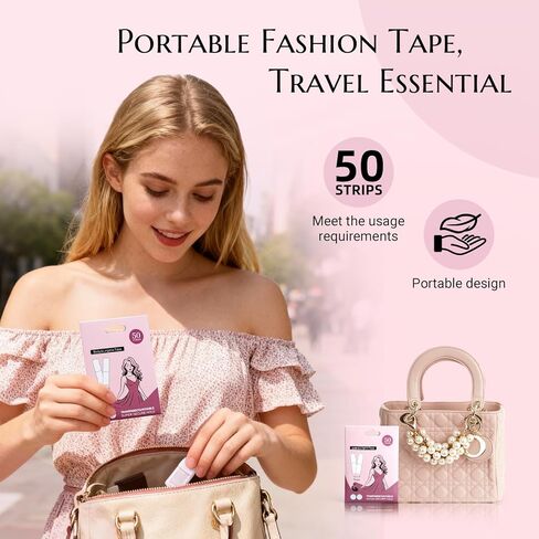 Fashion Tape for Women – Strong Hold Double-Sided Clothing Tape, Invisible Body Adhesive for Clothing, Skin-Friendly Fabric Tape for Secure All-Day Wear in Saudi Arabia