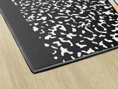 Flagship Carpets Book Club Composition Notebook With Bow Pencil Educational Area Rug for Kids Room, Children's Classroom Rug for Teaching and Playroom, 5' X 7'6" in Saudi Arabia