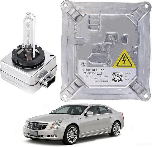 Headlight Ballast Xenon HID Headlamp Ballast Unit Module with D1S/D1R 35W Bulb Compatible for Cadillac 2006-2011 DTS 25806714 in Kuwait