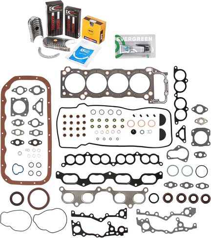 Evergreen SA-5494168406-7 Full Gasket Set Bearings Rings Fit 94-04 Toyota Tacoma T100 4Runner 2RZFE 3RZFE in Saudi Arabia