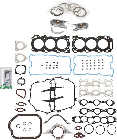 Evergreen SA-5494199233-3 مجموعة حشية كاملة محامل حلقات متوافقة مع/لـ 2007 إنفينيتي G35 3.5L DOHC VQ35DE in Saudi Arabia