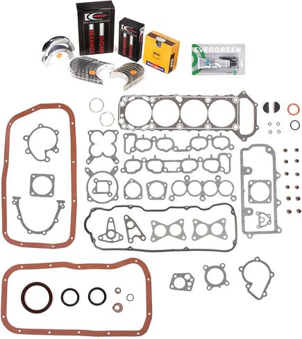 Evergreen SA-5494168505-7 Full Gasket Set Bearings Rings Fit 89-92 Nissan Axxess Stanza KA24E in Saudi Arabia
