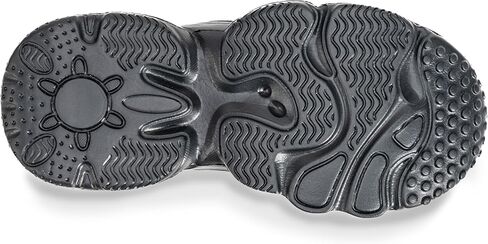 Kids Sock Sneakers, Black Knit Slip-On Toddler/Little Kid Athletic Shoes with Chunky Sole, Breathable Lightweight Casual Running Shoes for Boys Girls（ 6.5 Big Kid） in Saudi Arabia