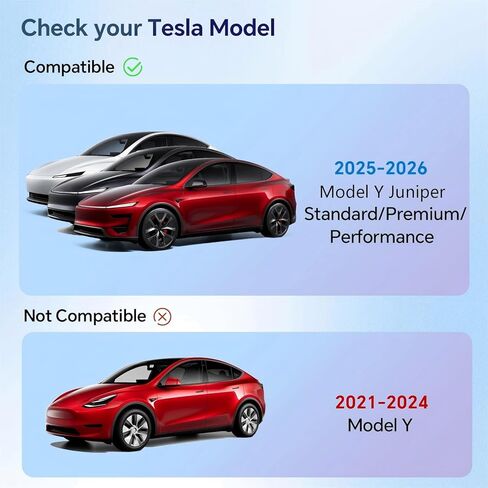 اللوحات الطينية من Farmogo لملحقات Tesla Model Y Juniper 2025 2026 - [مع شريط تحذير أصفر] لا تتطلب أدوات حفر للحماية من الرذاذ مناسبة لجميع الأحوال الجوية لملحقات Tesla Model Y باللون الأسود (مجموعة من 4) in Kuwait