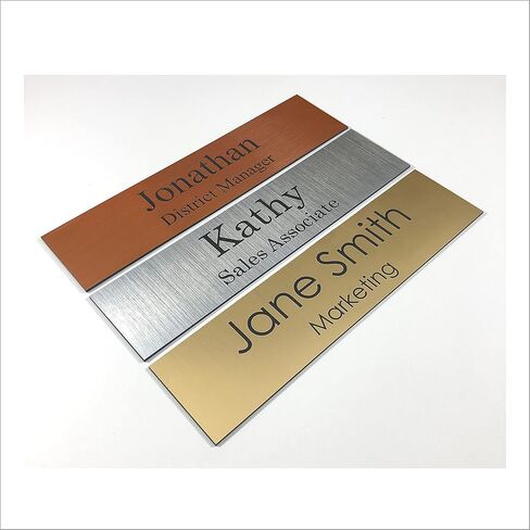 لوحة اسم مكتب المكتب أو لافتة حائط/باب - 2 بوصة × 8 بوصة من 2 بوصة × 10 بوصة - لافتة محفورة بالليزر - مخصصة in Kuwait