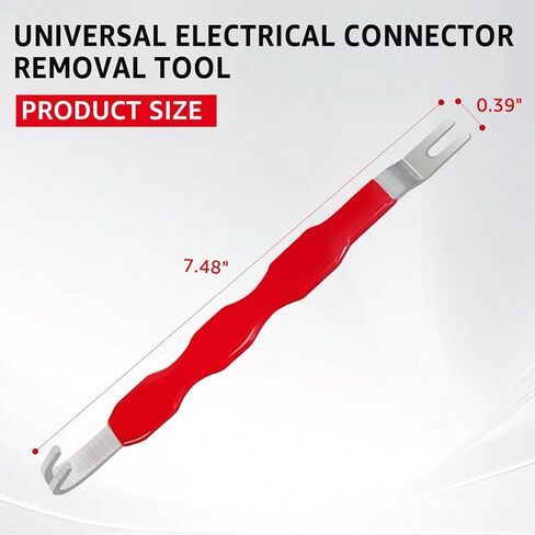 Electrical Connector Removal Tool: 2PCS Automotive Terminal Connector Separator with Dual-Angle Design for Easy Car Truck SUV Repair - Prevent Damage & Save Time in Saudi Arabia