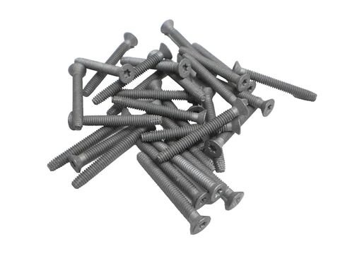 TFX250ACQ Lot of 175 - Plated 1/4" x 2.5" for Torx Self Tapping Trailer Wood Deck Screws W/Bit - Trailer Screws Replacement in Saudi Arabia
