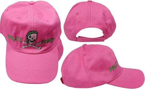 Trade Winds Pirate Princess Hot Pink Cotton Adjustable Embroidered Cap Hat in Saudi Arabia