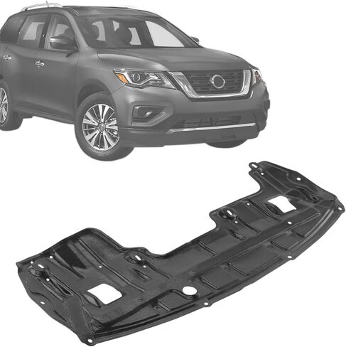 New Aftermarket Front Engine Splash Shield Under Cover Compatible with Infiniti QX60 | Nissan Pathfinder 2015-2020 (Exc. Hybrid Models) Replaces OE 758929NB0B | NI1228154 in Saudi Arabia