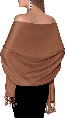Pashmina Shawls and Wraps for Evening Dresses, Large Soft Pashminas Wedding Shawl in Kuwait