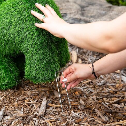 Nearly Natural 18in. UV Resistant Artificial Grass Garden Plush Topiary Puppy Dog - Indoor/Outdoor in Saudi Arabia