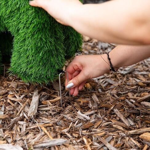Nearly Natural 18in. UV Resistant Artificial Grass Garden Plush Topiary Puppy Dog - Indoor/Outdoor in Saudi Arabia