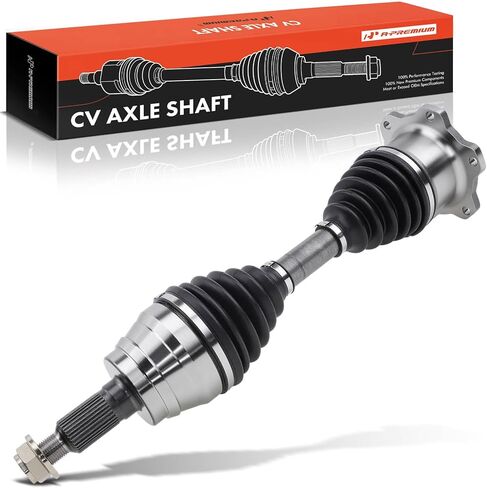 A-Premium Pair (2) Front CV Axle Shaft Assembly Compatible with Chevy Silverado 1500/2500/3500 HD, Suburban 2500, Avalanche 2500 & GMC Sierra, Yukon XL 2500 & Hummer H2, 1999-2013, 4WD, Left and Right in Saudi Arabia