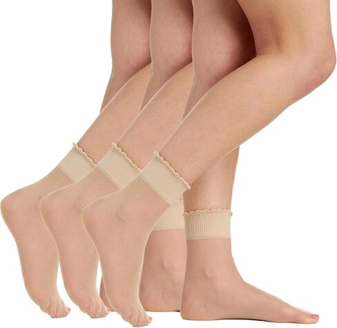 Berkshire Women's 3 Pair Pack Sheer Anklet in Saudi Arabia