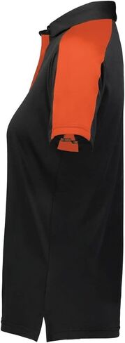 Augusta Sportswear Womens BI-Color Vital Polo XL أسود/برتقالي in Saudi Arabia