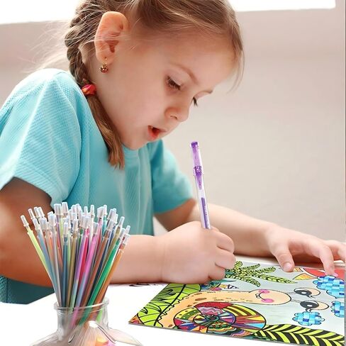 120 large capacity color gel pen cores, metal pen head smooth writing, suitable for a variety of neutral pen models in Saudi Arabia