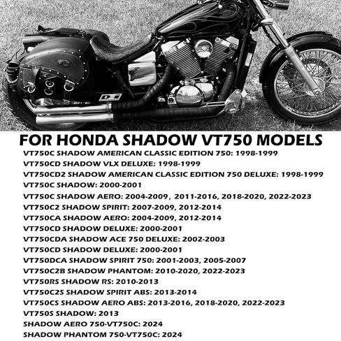 حشية عادم نحاسية بديلة طراز OEM لسيارة Honda VT750 Shadow 1989-2024 in Saudi Arabia