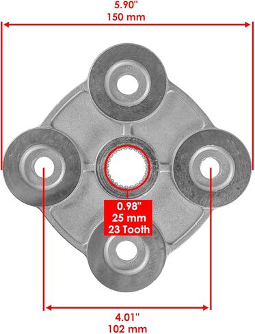 Replacement For 2000-2001 Polaris Xpedition 325 425 Rear Wheel Hub for Polaris Xpedition 325 / Xpedition 425 Rear Wheel Hub Mod-C26C-40745 in Saudi Arabia