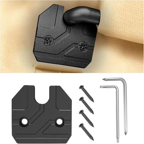 HZEL Car Sun Visor Repair Kit, Aluminum Heavy Duty Vehicle Sun Visor Clip with Screws, Automotive Interior Sunshade Fixer Replacement, Compatible with RAM 1500 Trucks 2019-2023 in Saudi Arabia