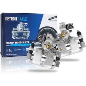 محور ديترويت - قطعتان من ملاقط الفرامل الخلفية لسيارة بويك ليسابر بارك أفينيو ريفييرا كاديلاك ديفيل بونتياك بونفيل أورورا، ملاقط فرامل قرصية مع استبدال مجموعة الدعامات in Kuwait